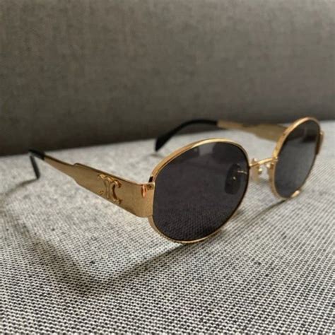 celine sunglasses with gold|authentic celine sunglasses.